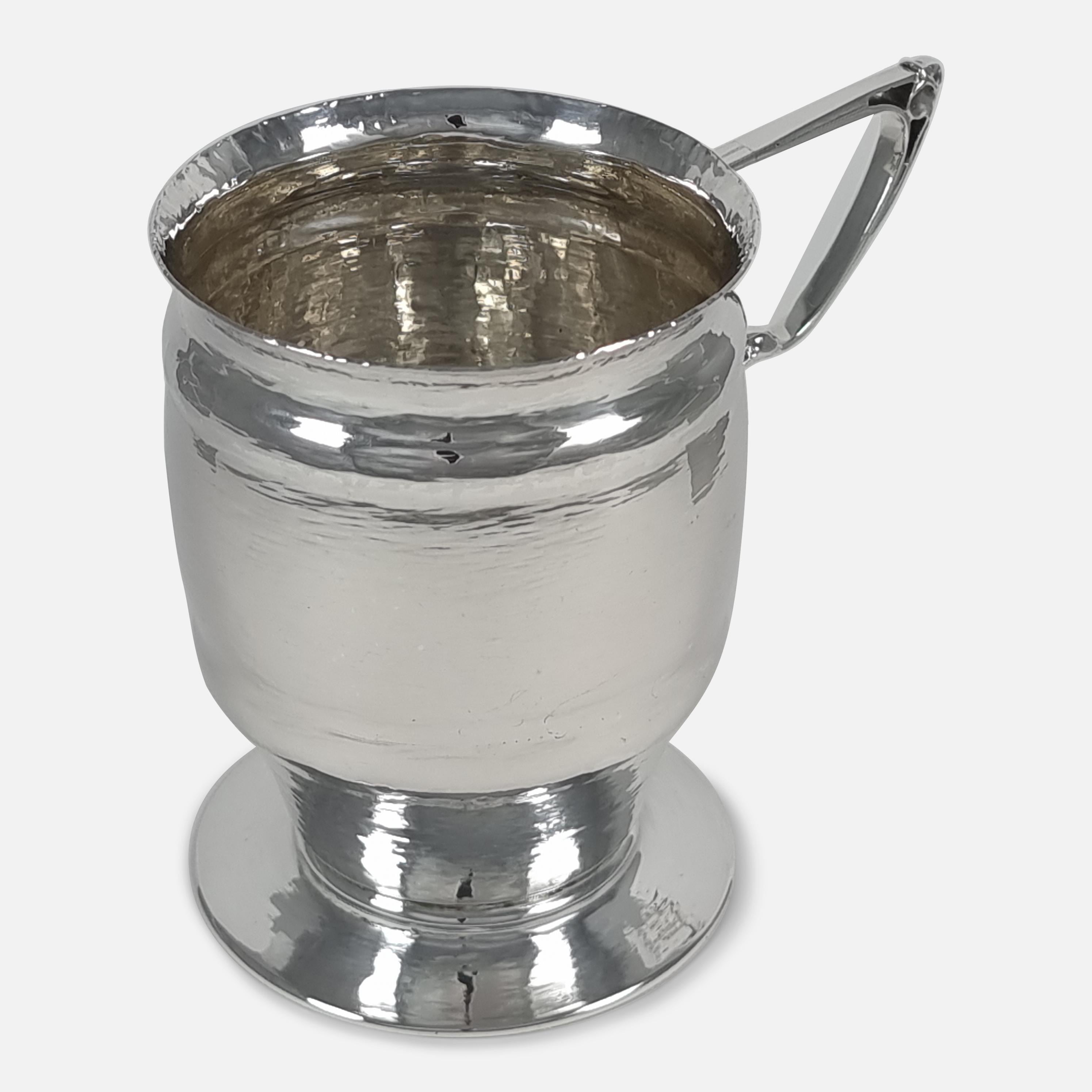Art Nouveau Sterling Silver Mug, Mappin & Webb, 1905 For Sale 5
