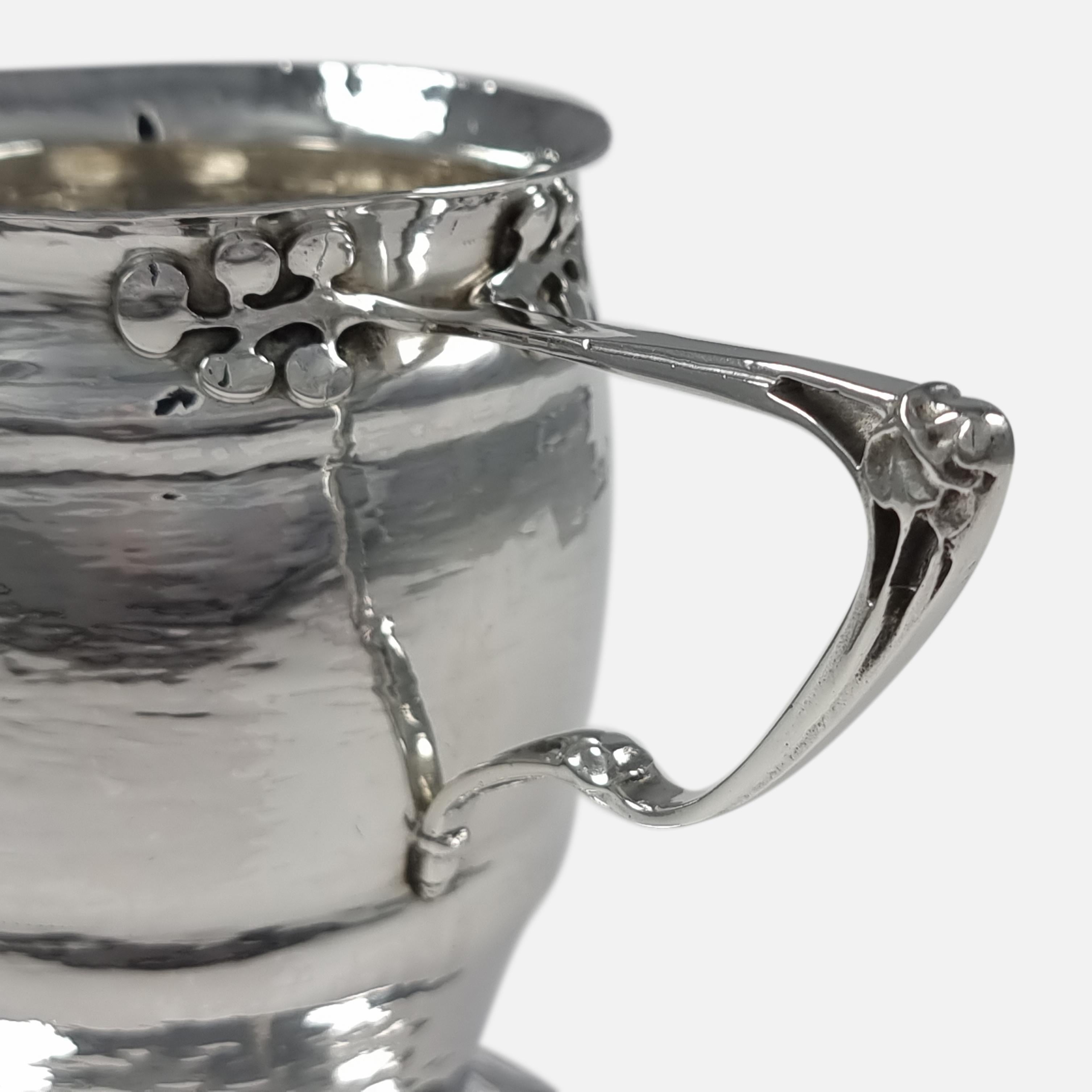 Art Nouveau Sterling Silver Mug, Mappin & Webb, 1905 For Sale 9