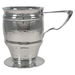 Art Nouveau Sterling Silver Mug, Mappin & Webb, 1905