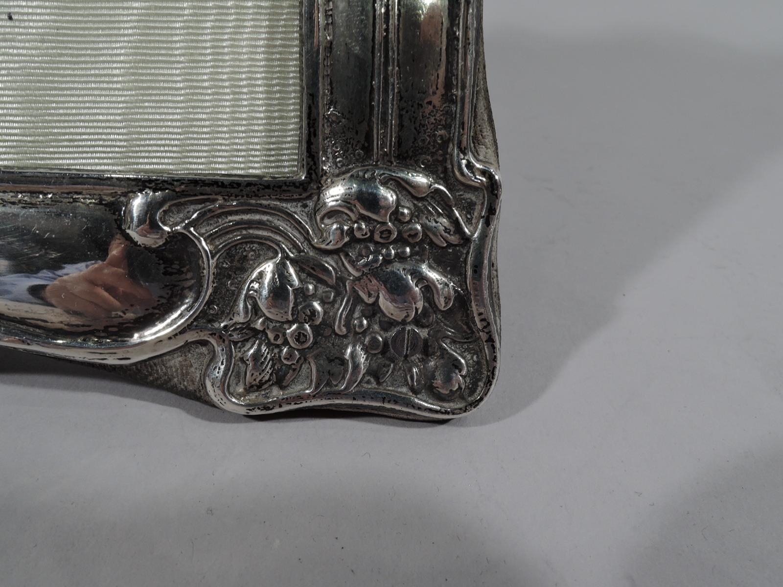 Art Nouveau Sterling Silver Picture Frame by Dominick & Haff In Good Condition In New York, NY