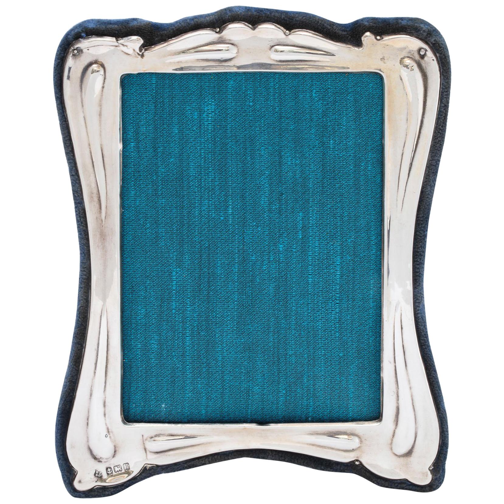 Art Nouveau Sterling Silver Picture Frame