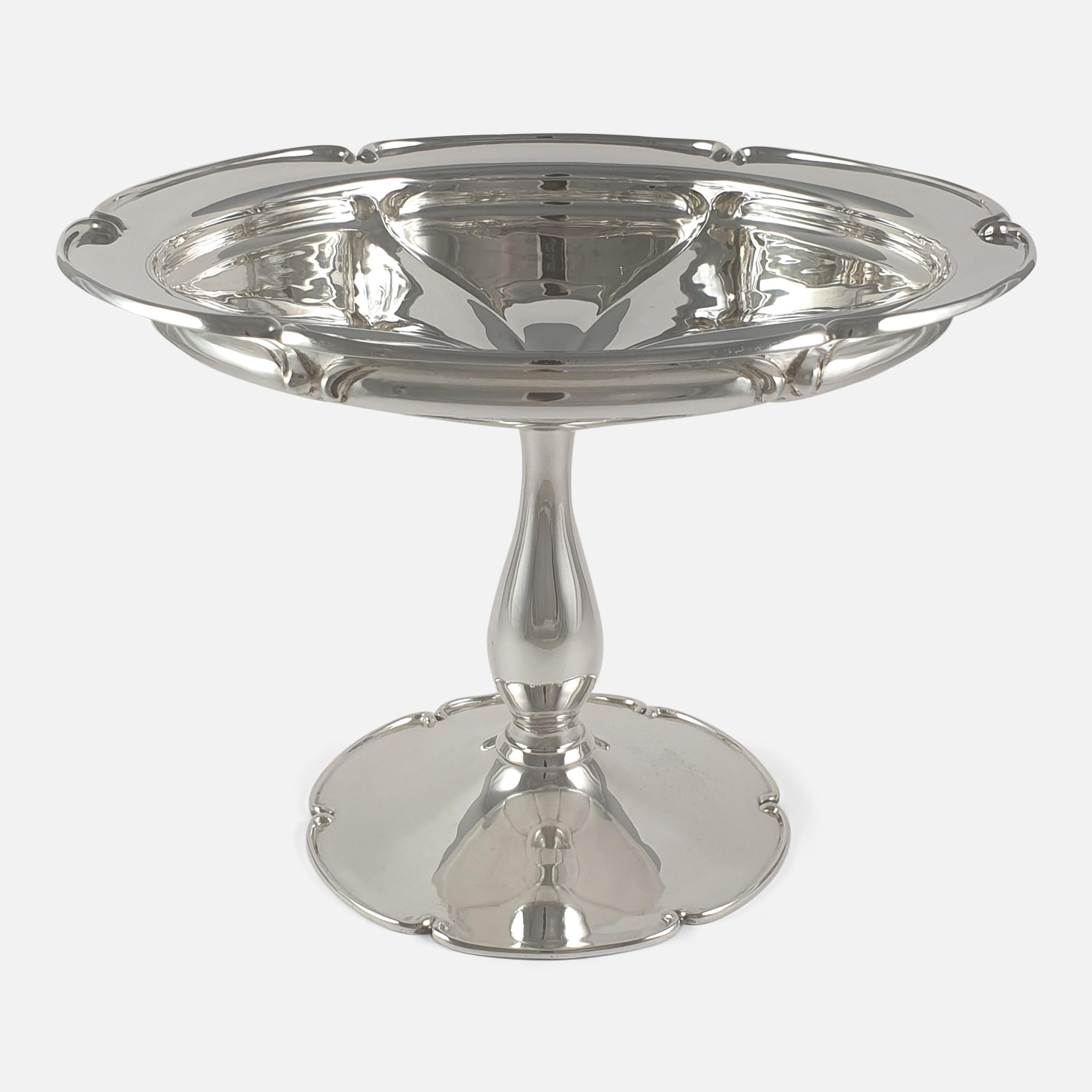 Art Nouveau Sterling Silver Tazza, R & W Sorley, London, 1901 For Sale 5