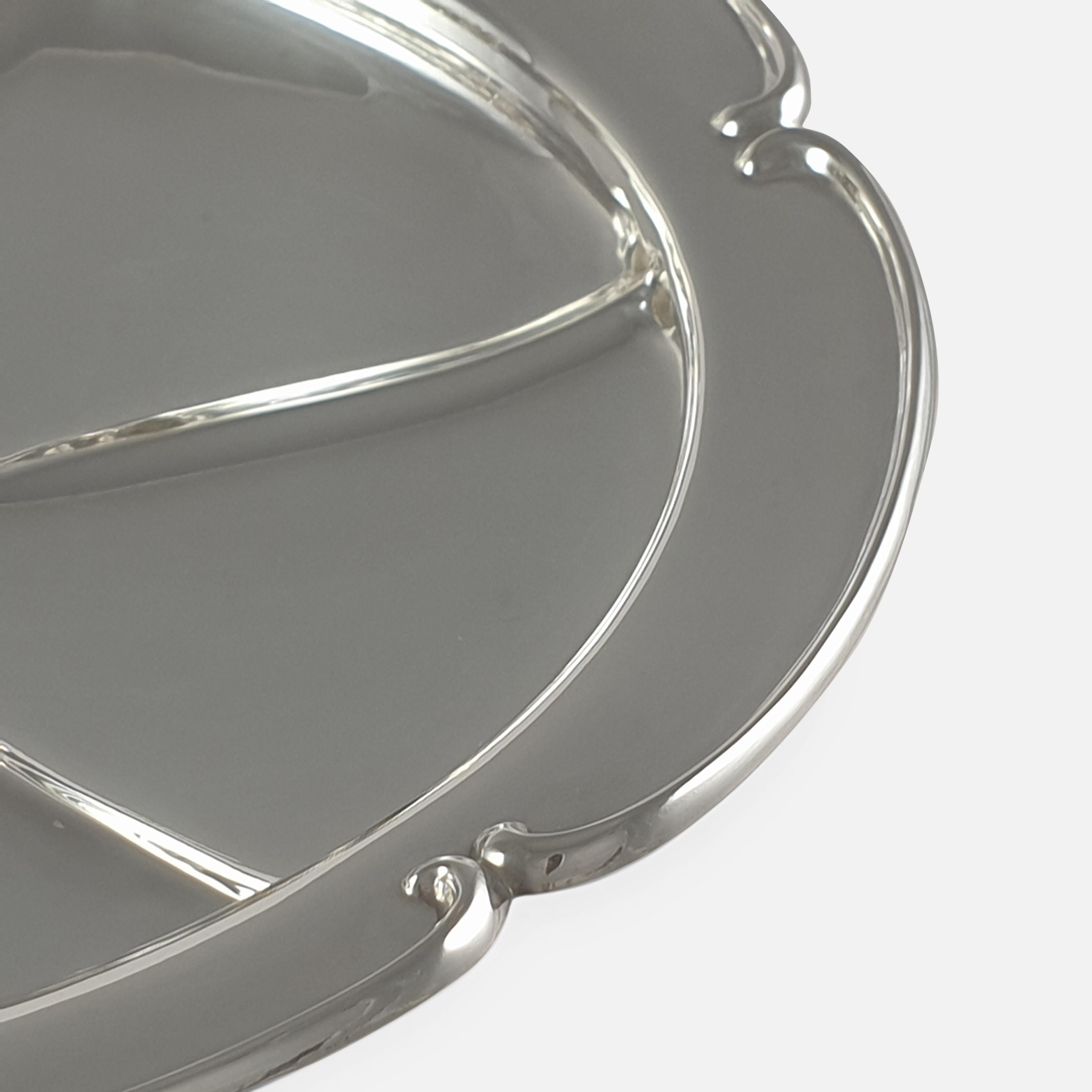 Tazza Art Nouveau de plata de ley, R & W Sorley, Londres, 1901 en venta 6