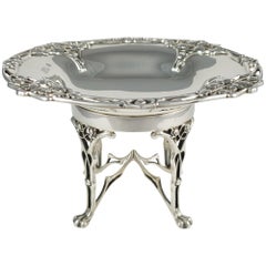 Art Nouveau Sterling Silver Tazza, William Hutton 
Sons, 1906