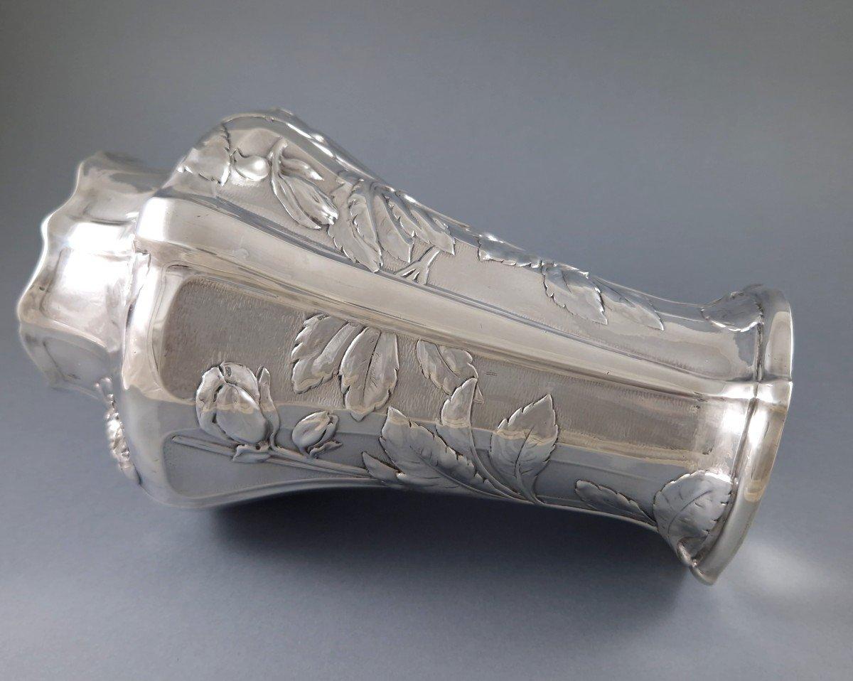 Art Nouveau Sterling Silver Vase 4