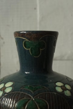 Art Nouveau Stoneware Vase by Jeppe Clemmensen, Møller & Bøgely, Denmark, C.1919