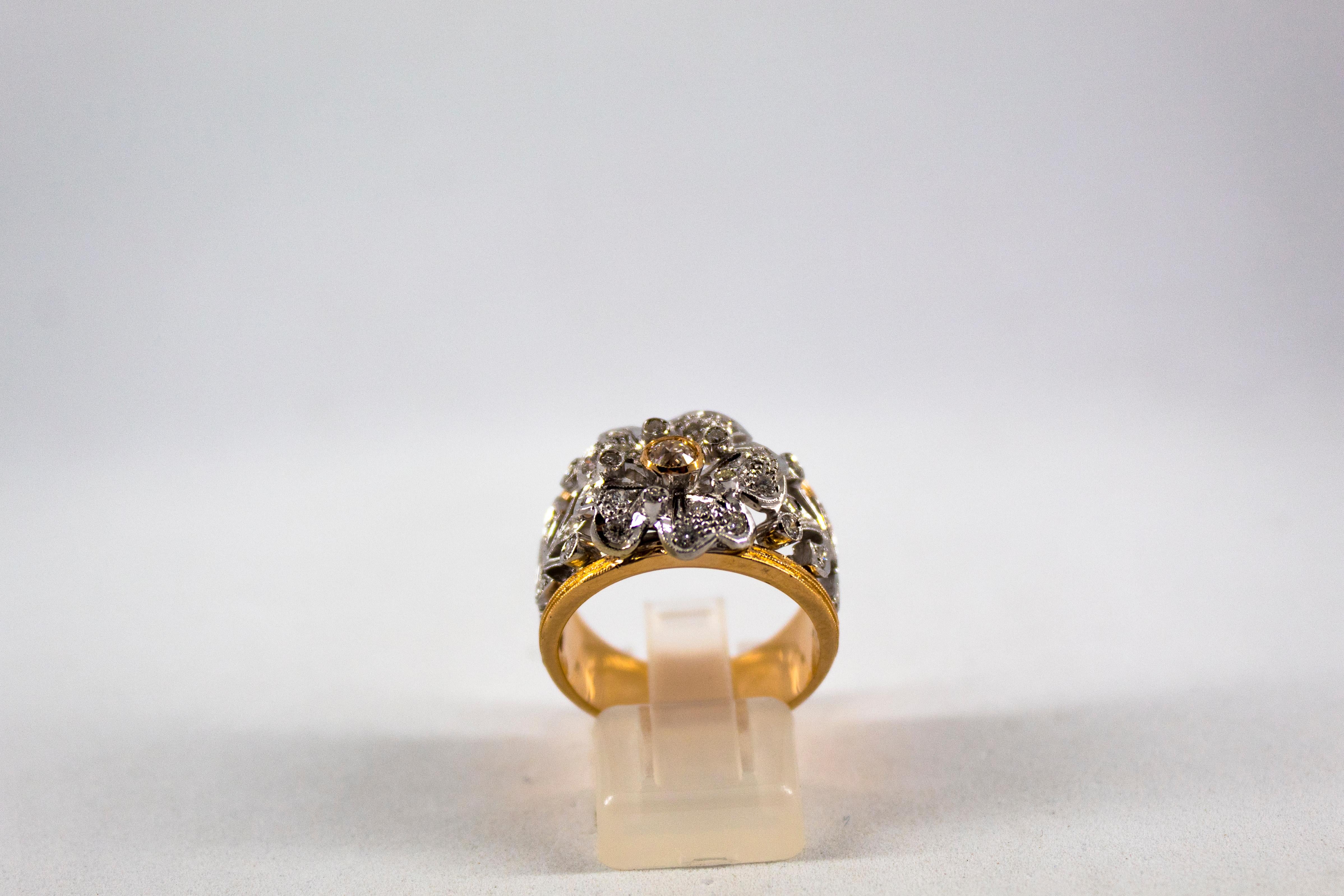For any problems related to some materials contained in the items that do not allow shipping, please contact the seller with a private message to solve the problem.
We can ship every piece of our 1stdibs catalog worldwide.

This Ring is made of 14K