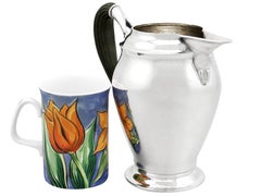 Art Nouveau Style Danish Silver Water Jug