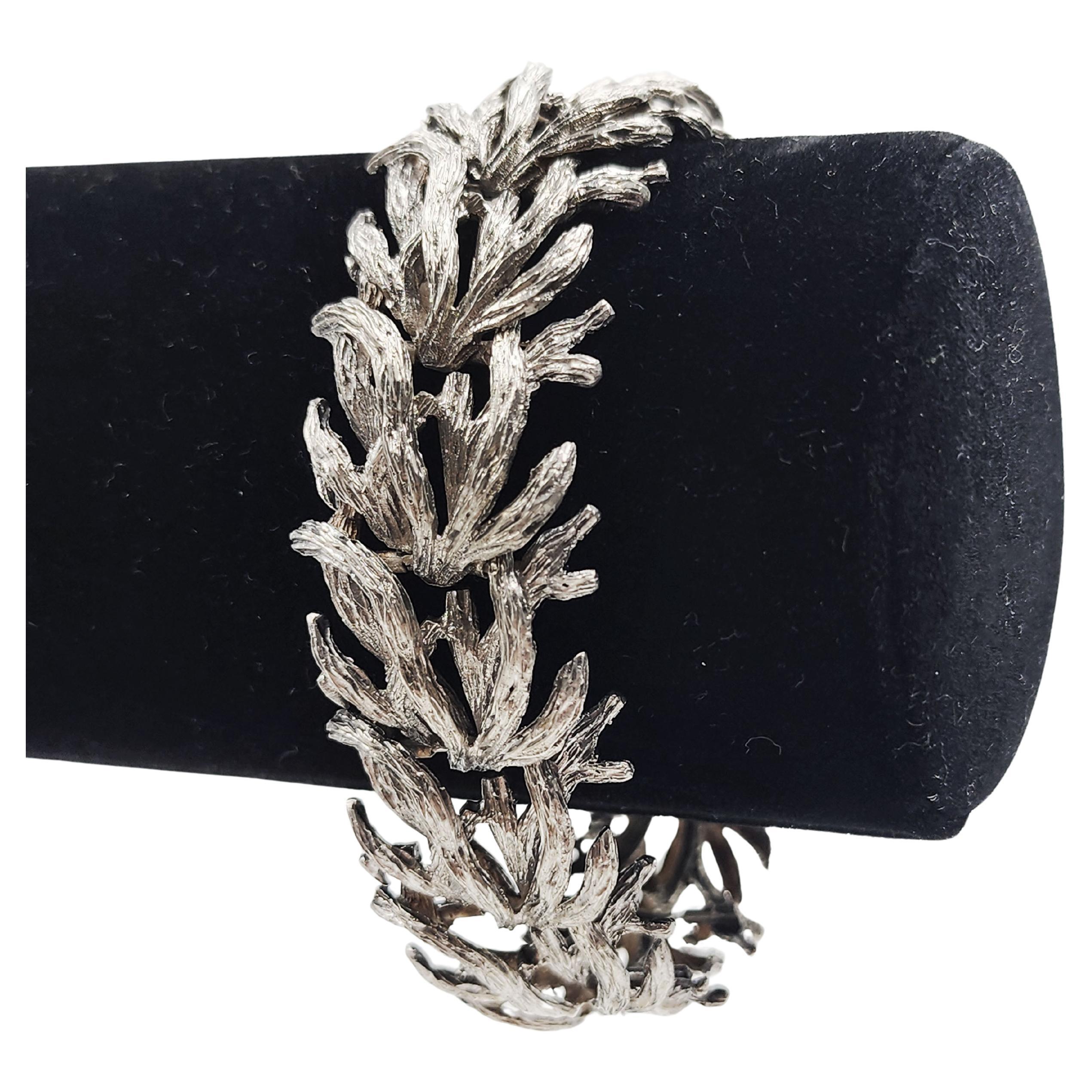 Art Nouveau style 900 Sterling Silver bracelet