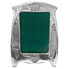 Art Nouveau style .999 Silver Photo Frame London 2005 Paul Vernon Fitchie