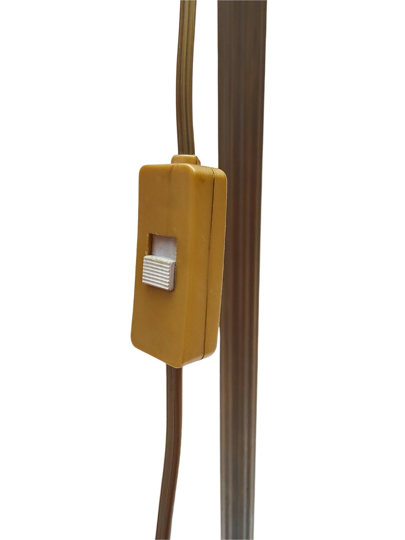 Art Nouveau Style Brass Floor Lamp For Sale 6