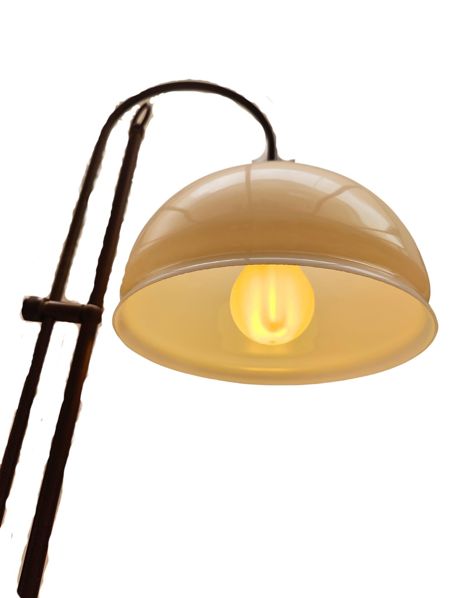 Art Nouveau Style Brass Floor Lamp For Sale 7