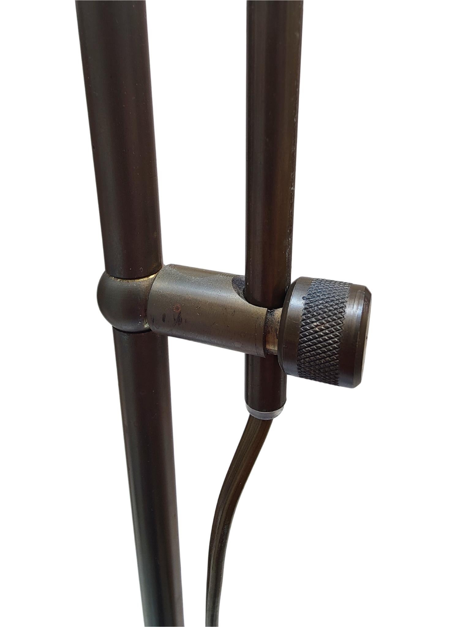 Art Nouveau Style Brass Floor Lamp For Sale 1