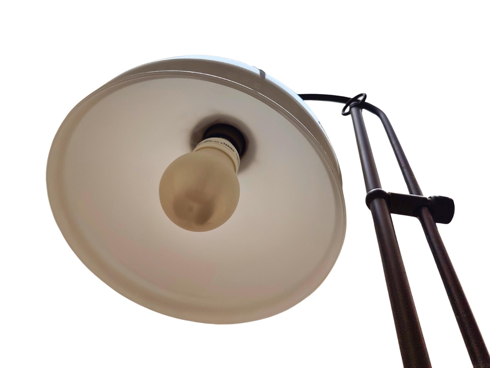 Art Nouveau Style Brass Floor Lamp For Sale 4