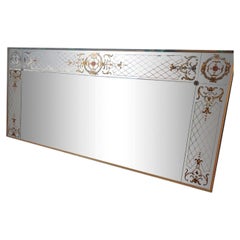 Art Nouveau style brasserie - bistro mirror