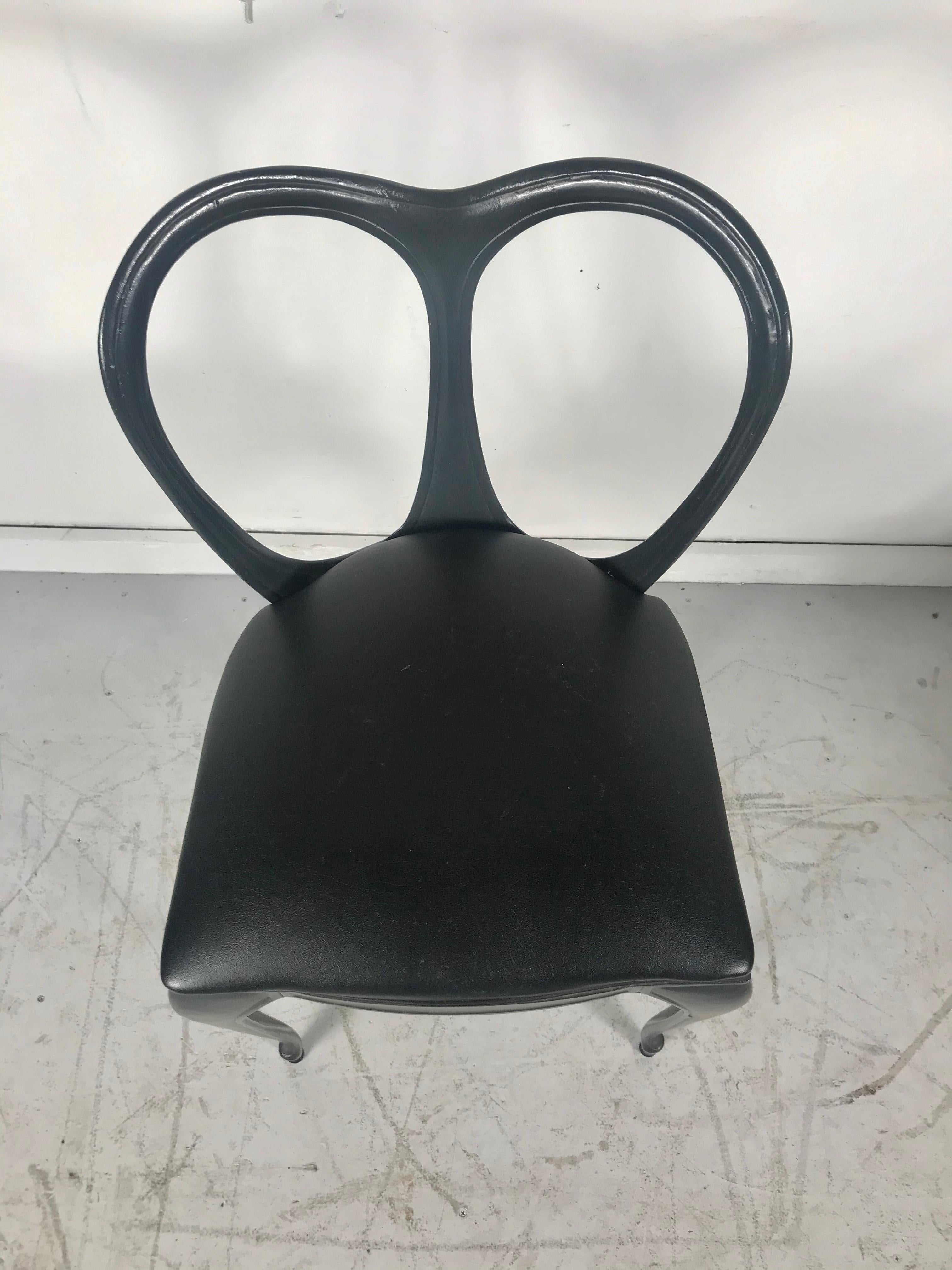 20th Century Art Nouveau Style Cast Aluminum Chair by Crucible Products Corp. 1960