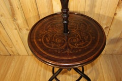 Art Nouveau Style Curved Wood Bathroom Cabinet _ Kohn 1904/1907