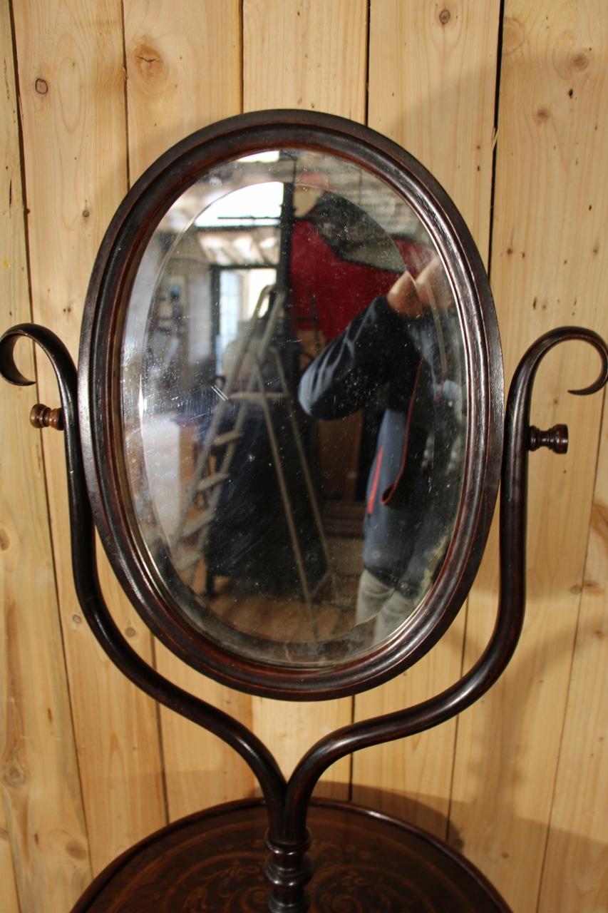 Arts and Crafts Mobile da bagno in Wood curvato in stile Art Nouveau _ Kohn 1904/1907 in vendita