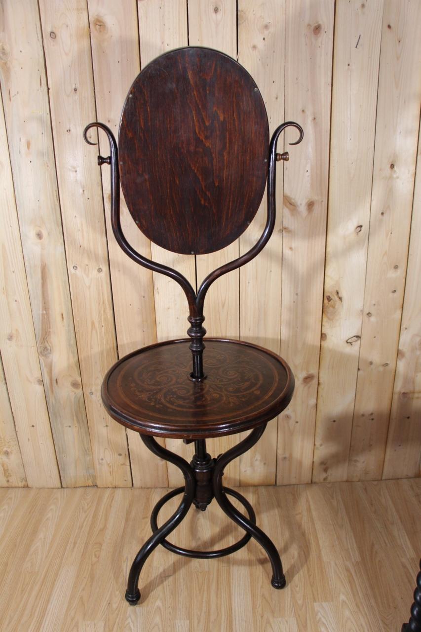 Legno Mobile da bagno in Wood curvato in stile Art Nouveau _ Kohn 1904/1907 in vendita