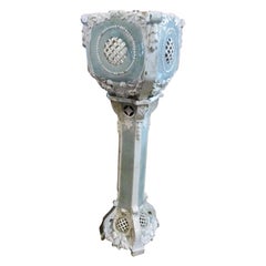 Art Nouveau Style Glazed Ceramic Jardinière from Spain Antique Art Nouveau Style Glazed Ceramic Jardinière from Spain