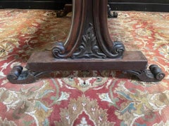 Art Nouveau Style Mahogany Bistro Table, 20th Century