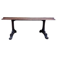 Art Nouveau Style Mahogany Bistro Table, 20th Century