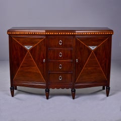 Cómoda Lateral de Caoba Estilo Art Nouveau