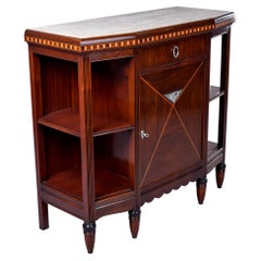 Art Nouveau Style Mahogany Sideboard with Marble Top