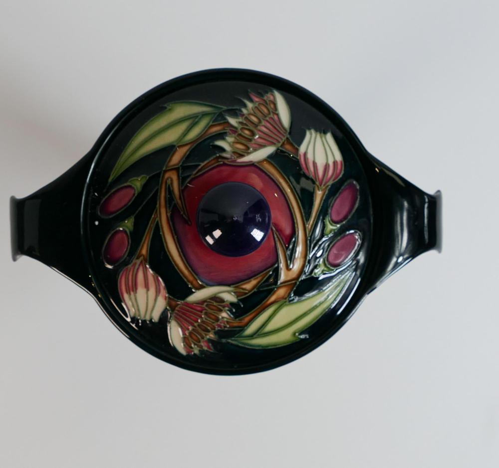 Glazed Art Nouveau style MOORCROFT Collectors' Club chalice by Emma Bossons. Symphony  For Sale