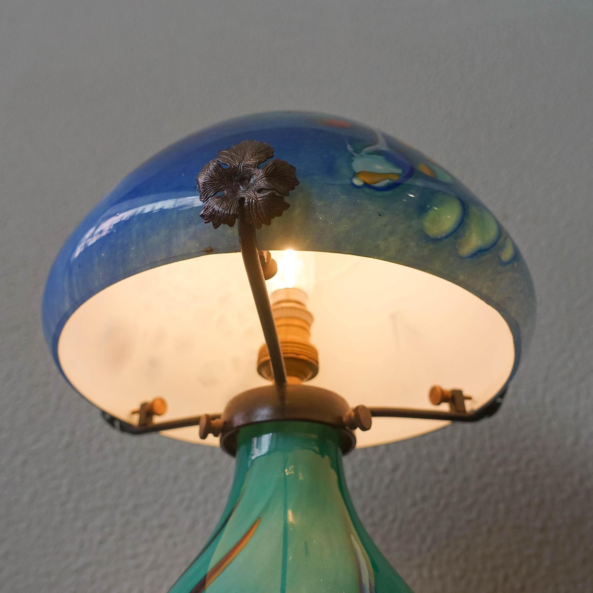 Art Nouveau Style Mushroom Table Lamp 4