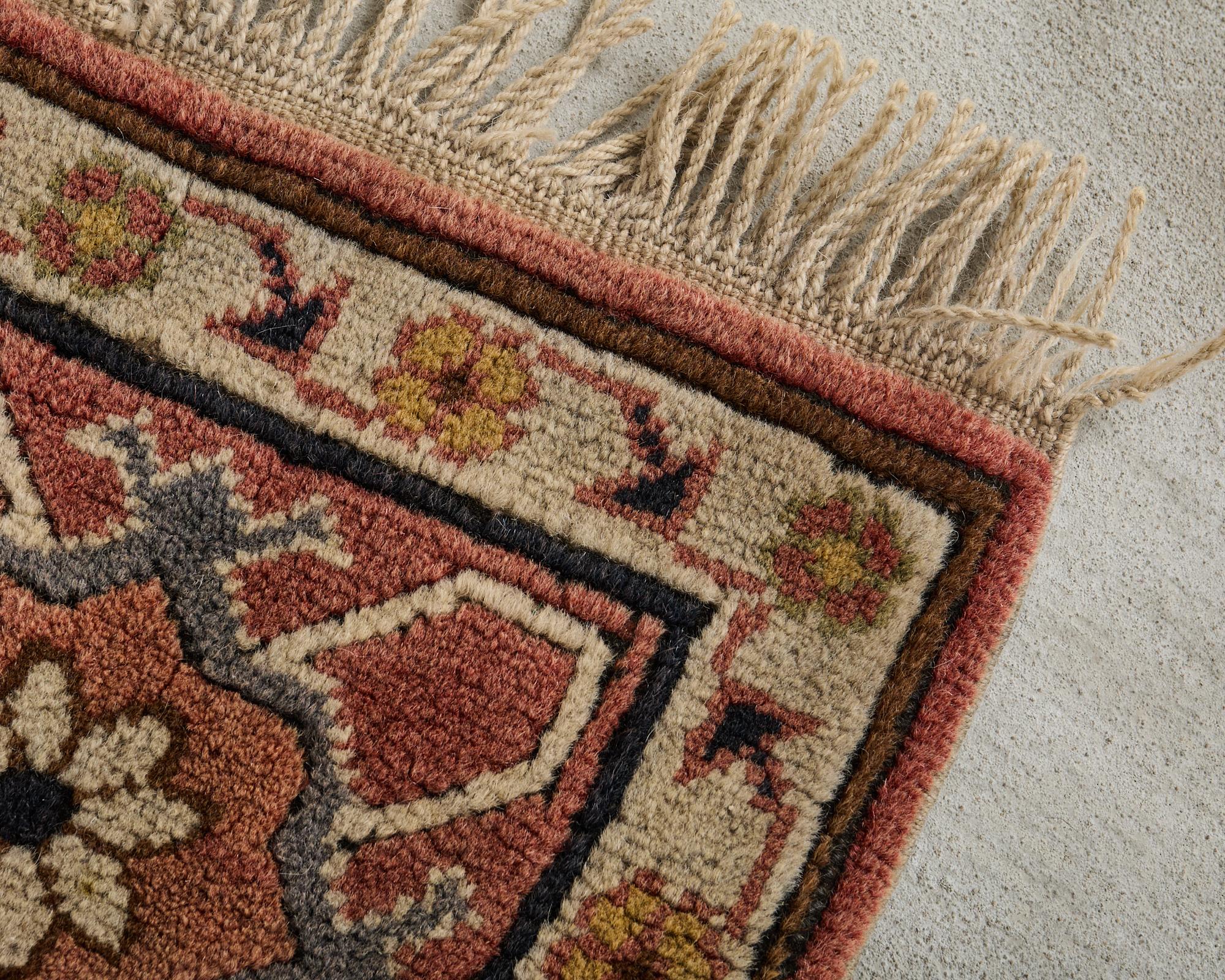 Tappeto Oushak turco in stile liberty 10' x 12' in vendita 3