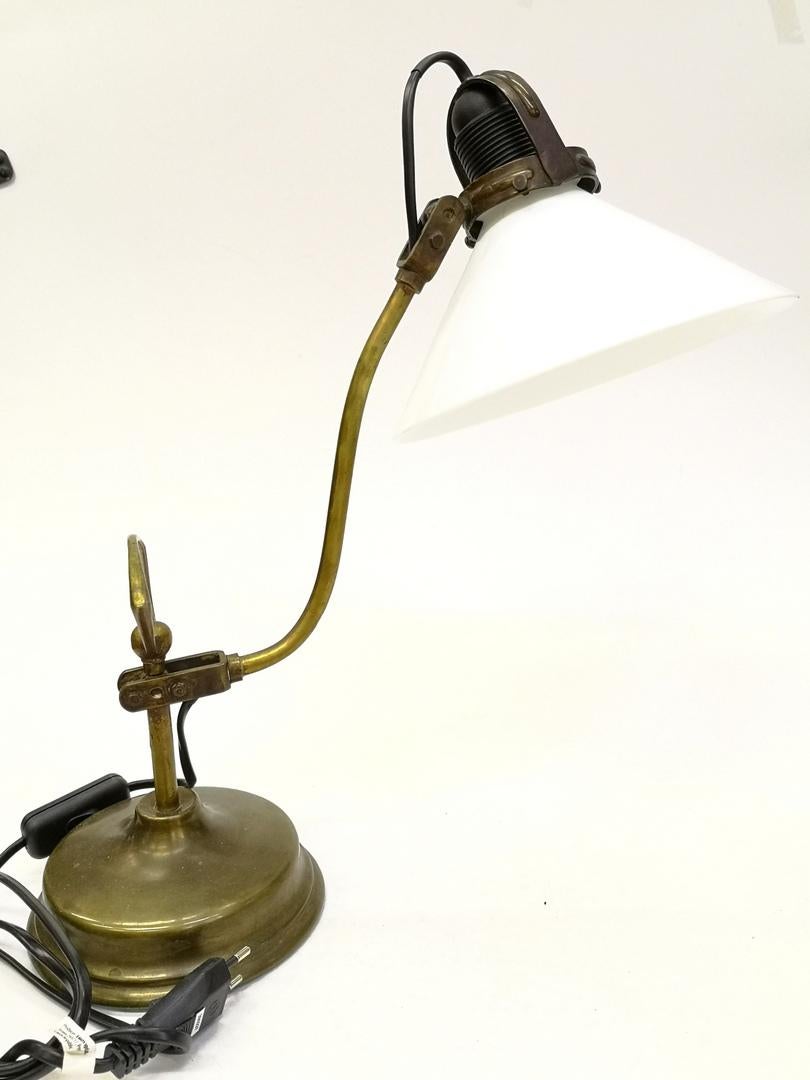 Art Nouveau style turn of the century table lamp, 1900s.