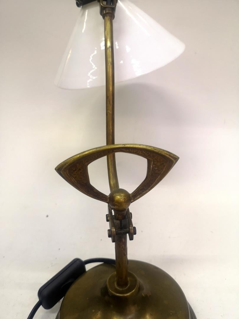 Art Nouveau Style Early 20th Century Adjustable Arm Table Lamp, 1900s 3