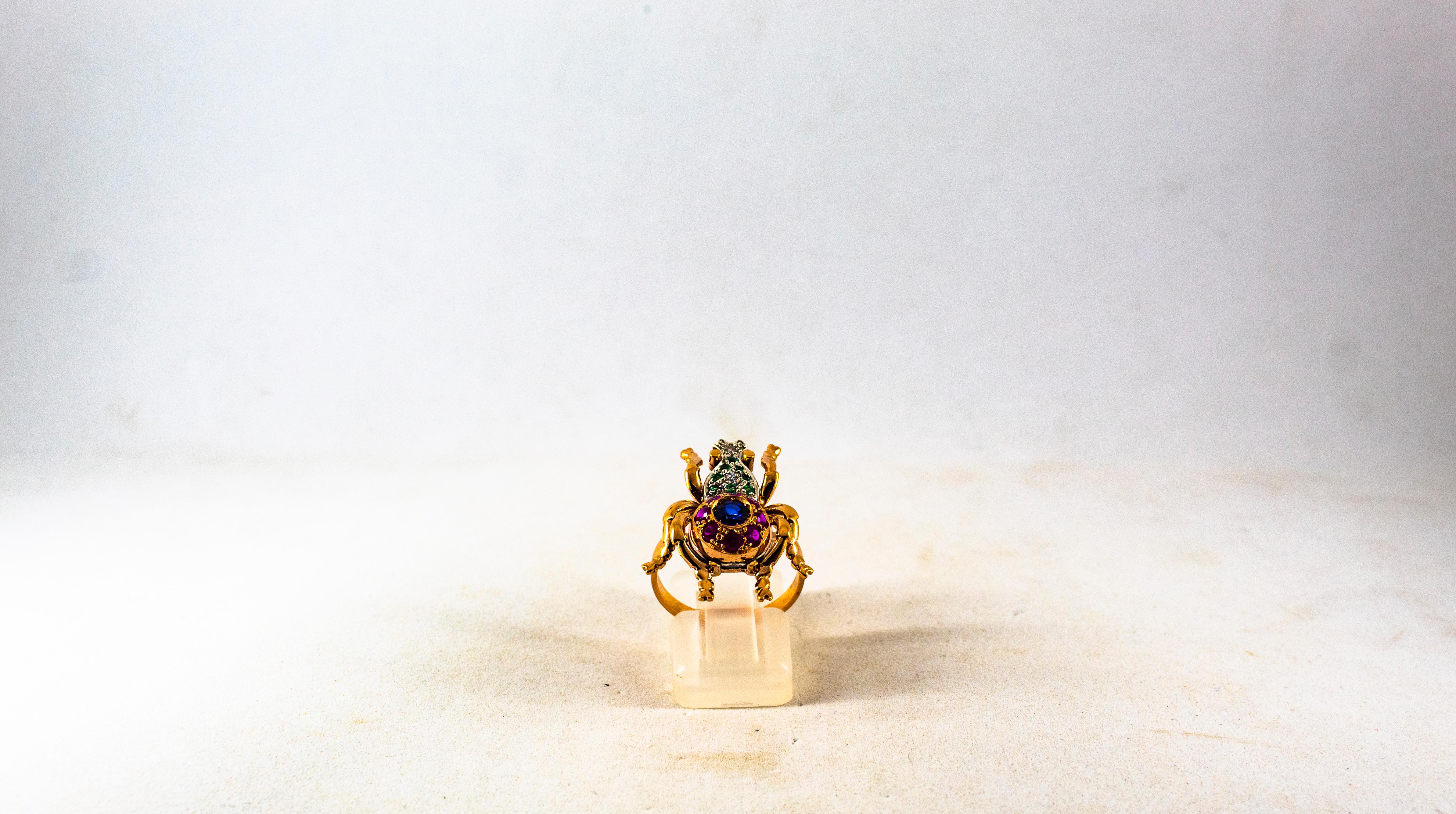 For any problems related to some materials contained in the items that do not allow shipping, please contact the seller with a private message to solve the problem.
We can ship every piece of our 1stdibs catalog worldwide.

This Ring is made of 9K