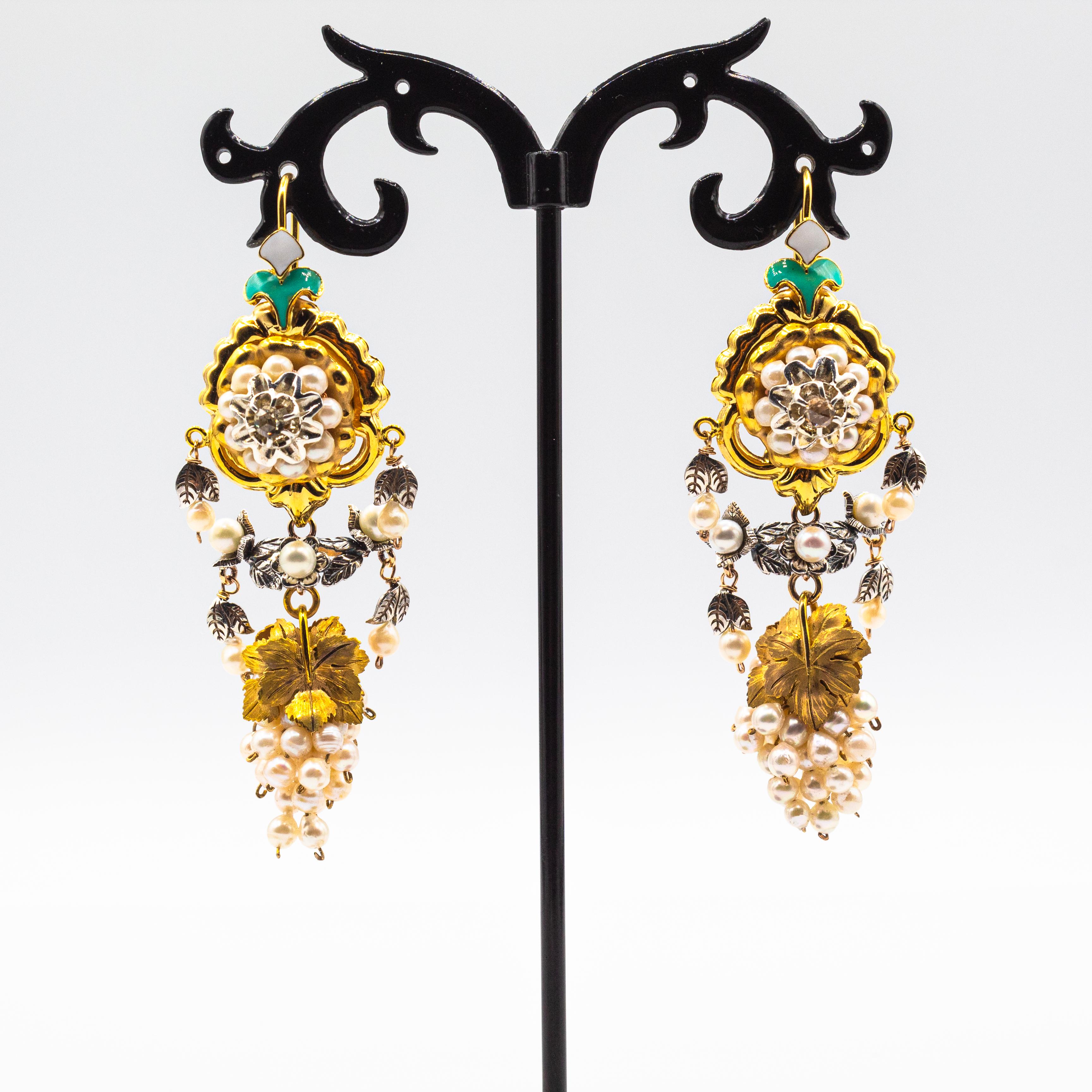 For any problems related to some materials contained in the items that do not allow shipping, please contact the seller with a private message to solve the problem.
We can ship every piece of our 1stdibs catalog worldwide.

These Lever-Back Earrings