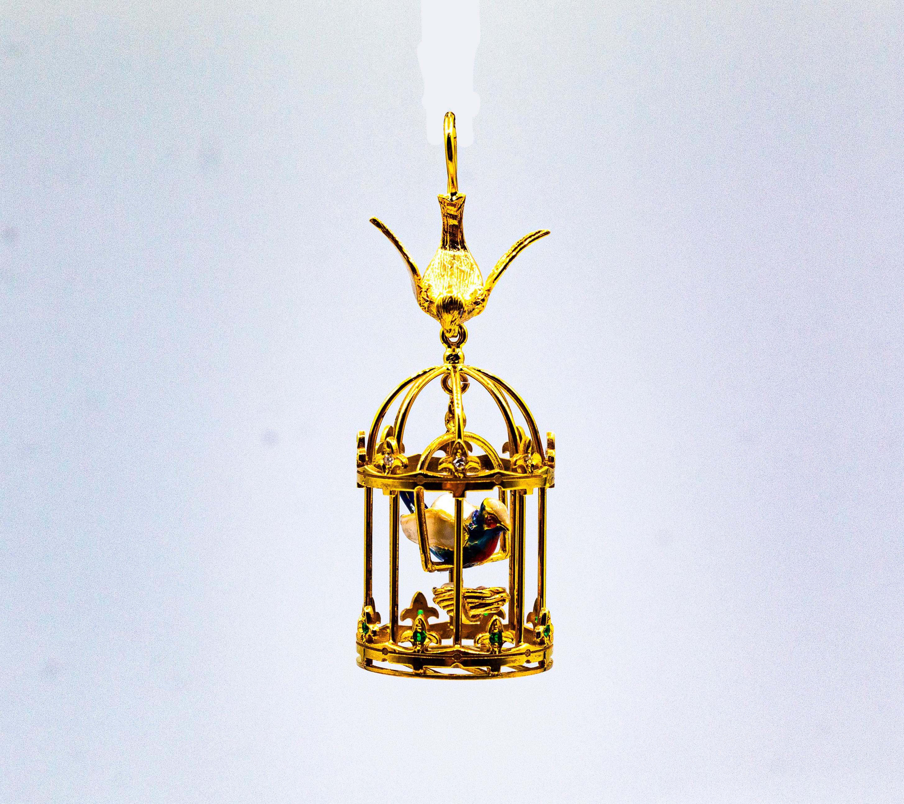 For any problems related to some materials contained in the items that do not allow shipping, please contact the seller with a private message to solve the problem.
We can ship every piece of our 1stdibs catalog worldwide.

This Pendant is made of