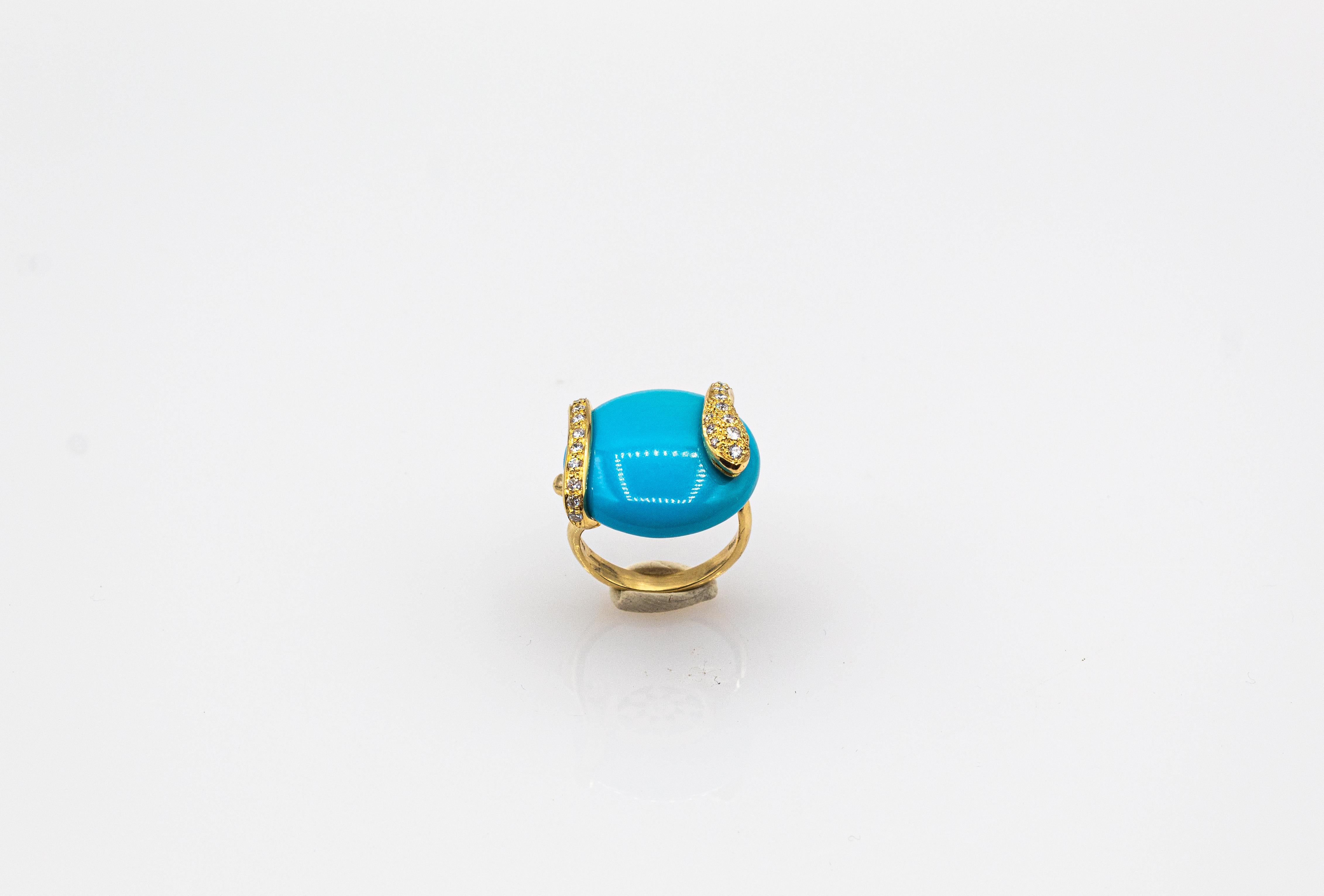 For any problems related to some materials contained in the items that do not allow shipping, please contact the seller with a private message to solve the problem.
We can ship every piece of our 1stdibs catalog worldwide.

This Ring is made of 18K