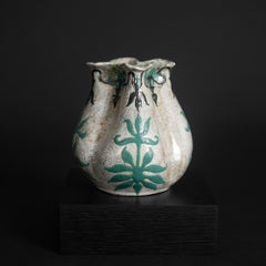 Art Nouveau Stylized Tulip Vase by Henri-Leon Charles Robalbhen