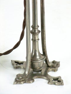 Art Nouveau Table and Wall Lamp, Central Europe, circa 1915