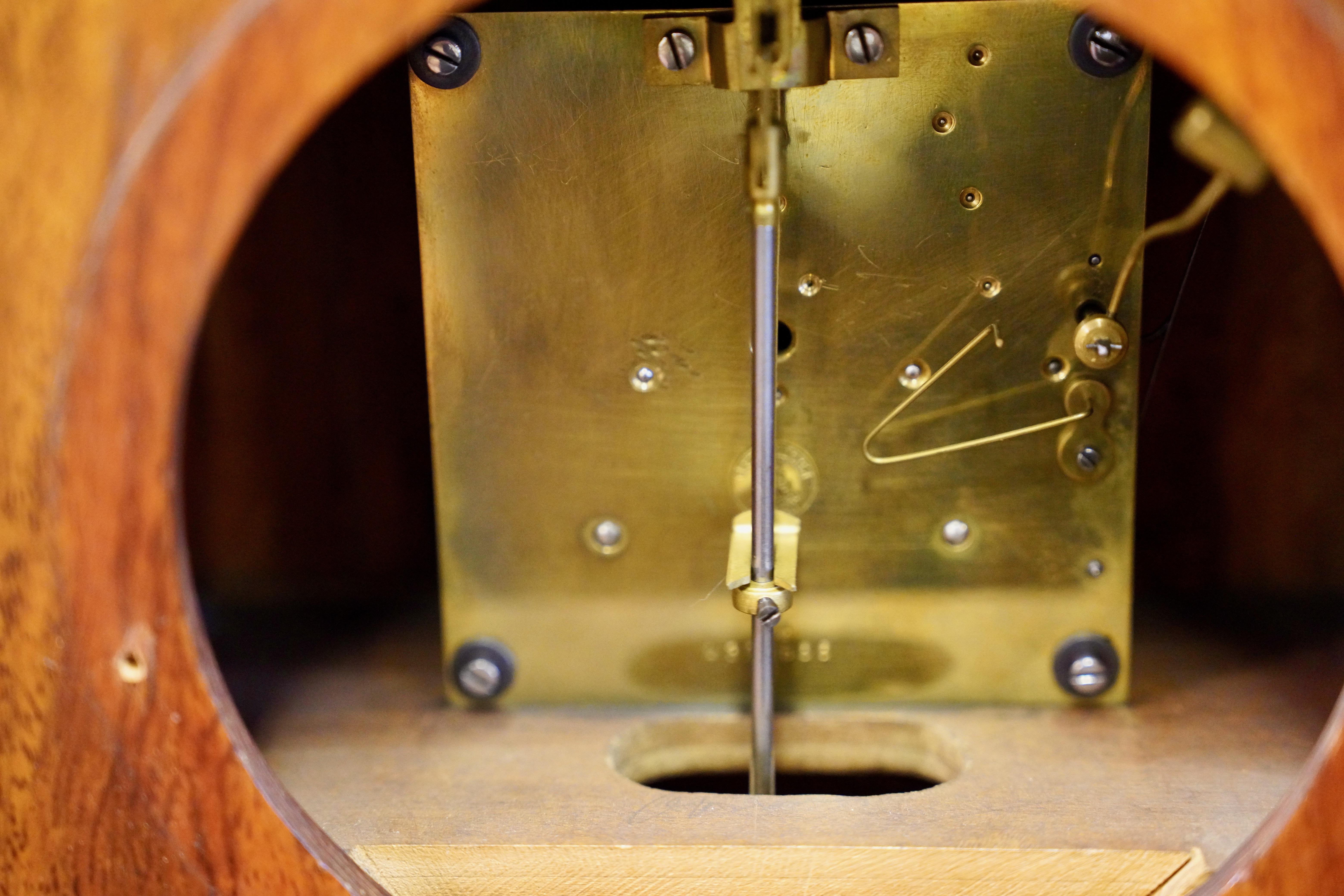 Art Nouveau Table Clock by Christian Ferdinand Morawe, Gustav Becker Clockwork For Sale 2
