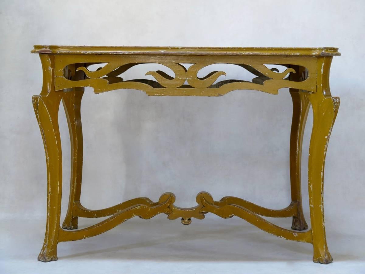French Art Nouveau Table For Sale