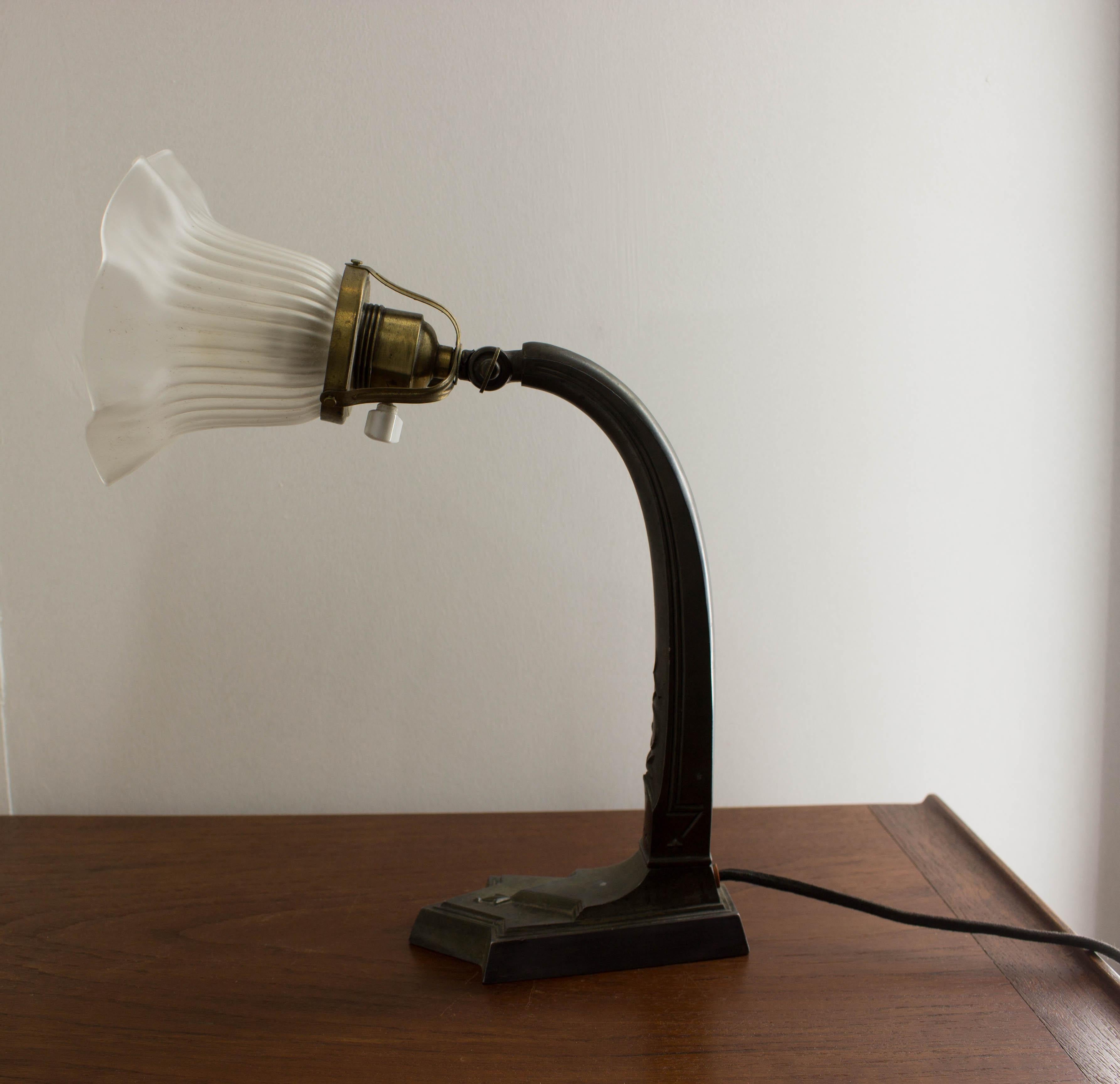 Art Nouveau Table Lamp, 1910s In Good Condition In Praha, CZ