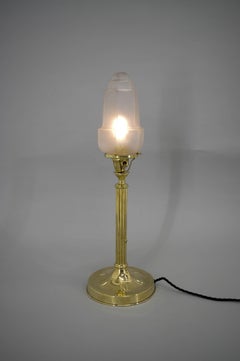 Jugendstil-Tischlampe, 1910er Jahre, restauriert