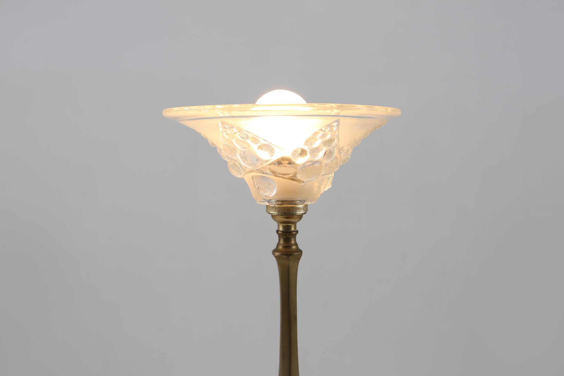 French Art Nouveau Table Lamp, 1920 For Sale