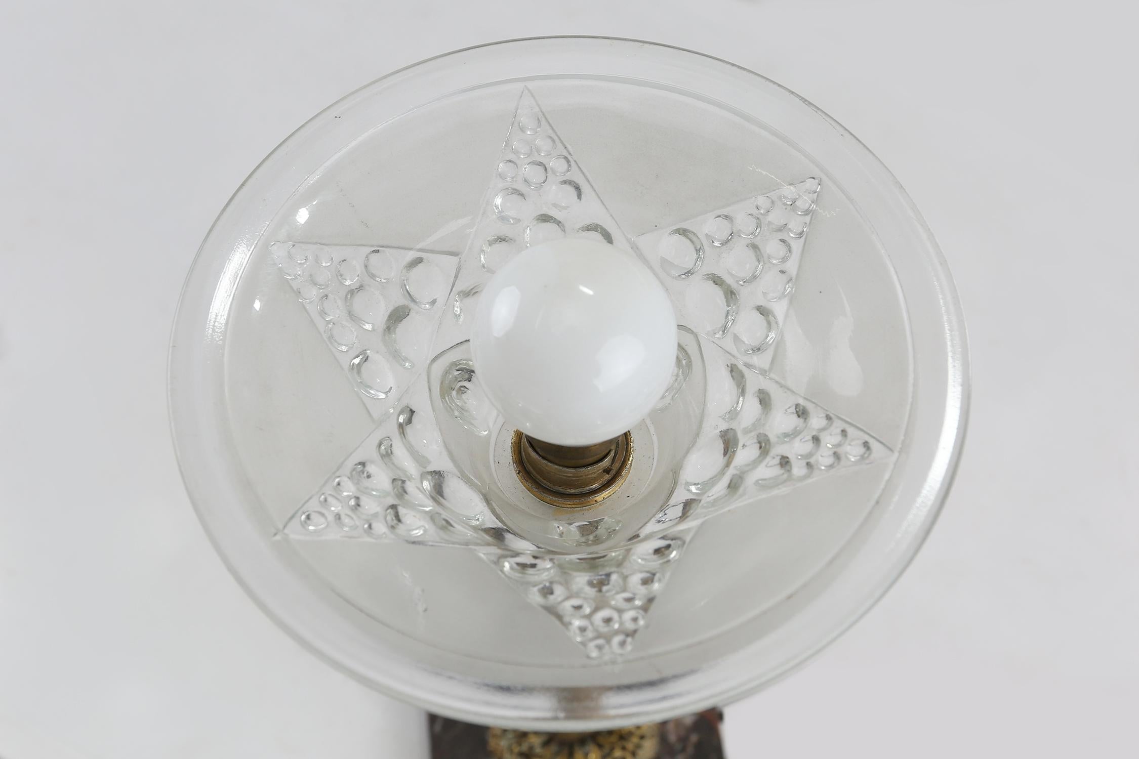 Lampe de table Art Nouveau, 1920 Bon état - En vente à Meulebeke, BE