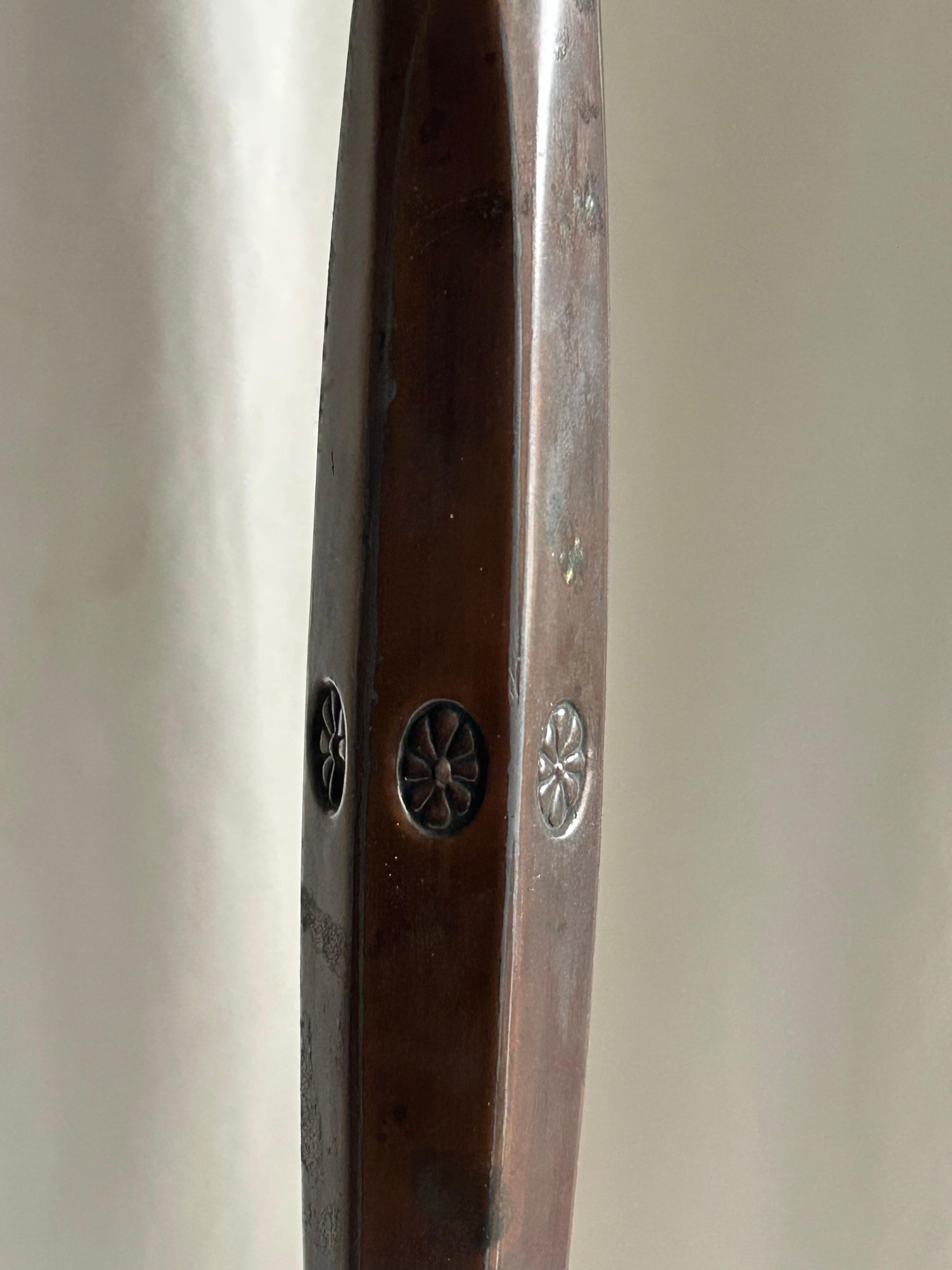 Danois Lampe de table Art Nouveau en zinc bronzé, Danemark, c.1910 en vente