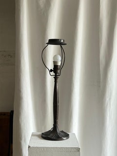 Art Nouveau Table Lamp in Bronzed Zinc, Denmark, c.1910