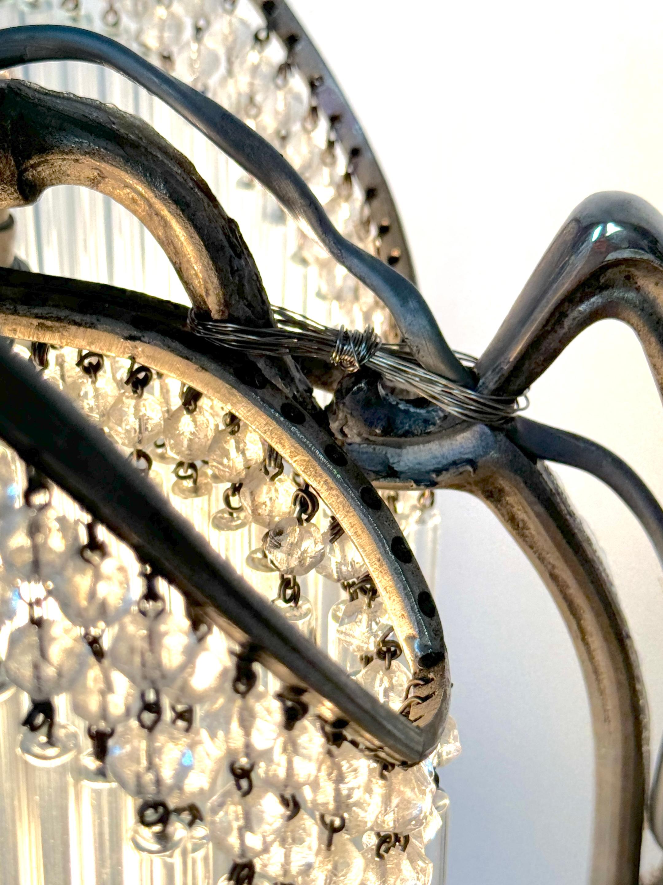 Lampe de table Art Nouveau dans le style de Hector Guimard, réparée 5