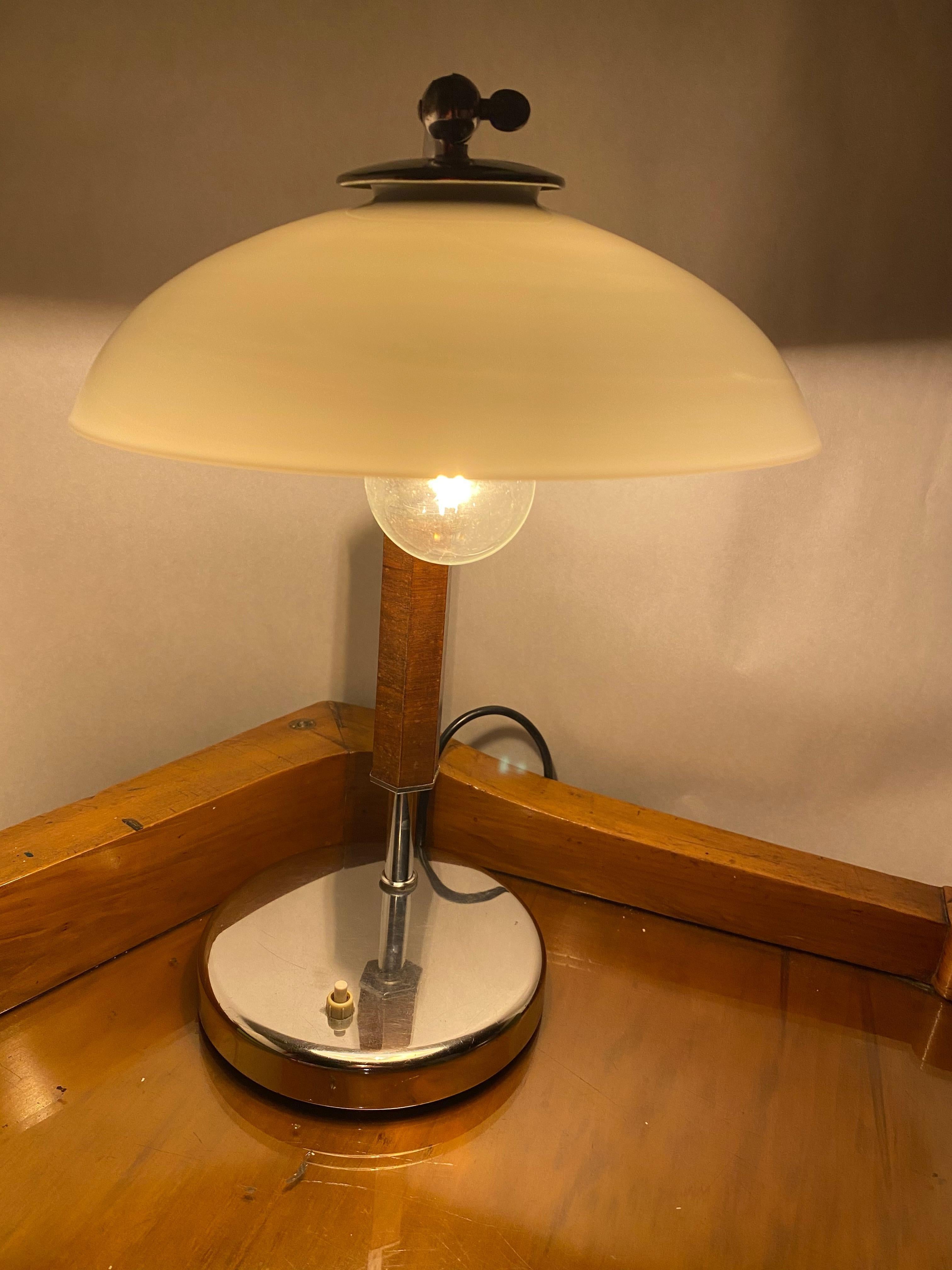 Czech Art Nouveau Table Lamp, Original For Sale