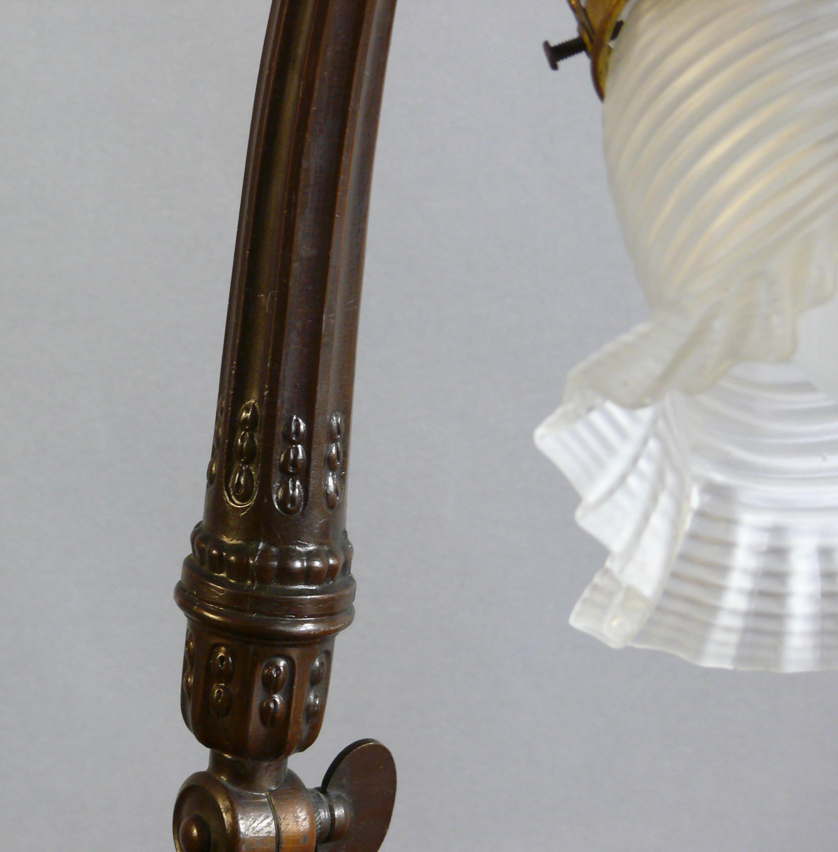 20th Century Art Nouveau Table Lamp / Piano Lamp For Sale